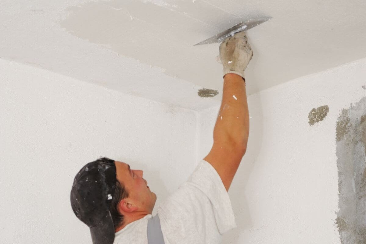 estuco para techos interiores